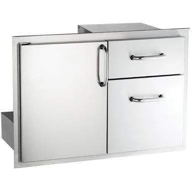 American Outdoor Grill 18-30-SSDD Door With Double Drawers 3 American Outdoor Grill 18-30-SSDD Door With Double Drawers