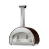 Alfa FX4P-LRAM-T 4 Pizze 31-Inch Countertop Wood-Fired Pizza Oven -Party Bbq 4 pizze copper
