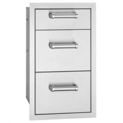 Fire Magic 53803SC Premium Flush Triple Drawers, 14.5x26.25-Inch