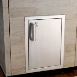 Fire Magic 3917-KS Premium Flush Single Locking Access Door, 18x24.5-Inch