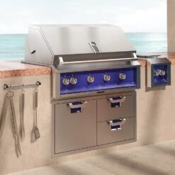 Aspire By Hestan AESDR42 Double Drawer And Storage Door Combo, 42-Inches -Party Bbq aesdr30 config ls a 02 22 2