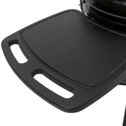 Primo CXLC Extra Large Oval Ceramic Charcoal All-In-One Kamado Grill Head On Wheeled Cradle -Party Bbq aio side shelf 01 20 2