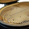 Primo CJRC Junior Oval Ceramic Charcoal All-In-One Kamado Grill Head On Wheeled Cradle -Party Bbq aio ss grate 06 22 2