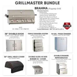 Bull BG-BDL-GRLMAS Grillmaster Outdoor Kitchen Bundle -Party Bbq bg bdl grlmas config access 01 23