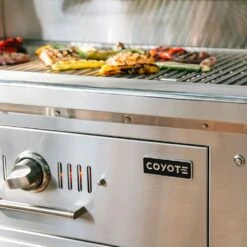 Coyote Stainless Steel Freestanding Charcoal Grill, 36-Inch (C1CH36-C1CH36CT) -Party Bbq c1ch36 c1ch36ct ls e 07 21