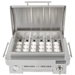 Coyote Stainless Steel Portable Grill, Propane (C1PORTLP) -Party Bbq c1portlp c 07 21