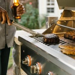 Coyote S-Series Stainless Steel Built-In Gas Grill With Infrared Sear Burner & Rotisserie, 42-Inch (C2SL42) -Party Bbq c2sl42 f 07 21