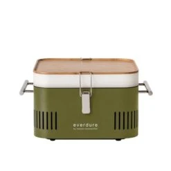 Everdure HBCUBE Cube Portable Charcoal Grill, 15-Inches -Party Bbq cube g