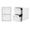 Lion L2374 Stainless Steel Double Access Drawer, 22x15-Inches -Party Bbq double drawer a 03 20