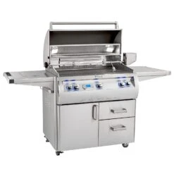 Fire Magic E790s Echelon Diamond Gas Grill On Cart With Single Side Burner -Party Bbq e790s b 02 20