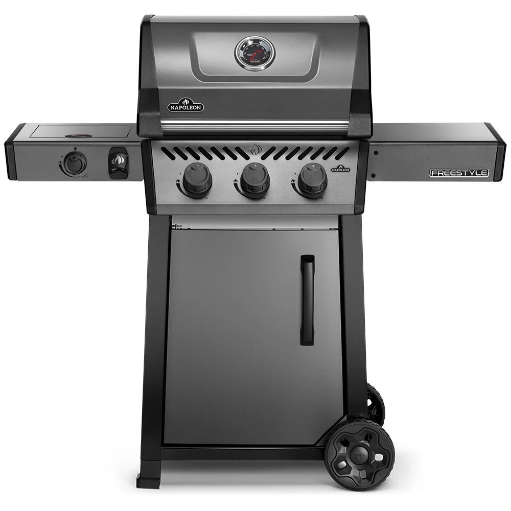 Napoleon F365DSBPGT-ECP Freestyle 365 Gas Grill On Cart With Side Range Burner, Propane 3 Napoleon F365DSBPGT-ECP Freestyle 365 Gas Grill On Cart With Side Range Burner, Propane
