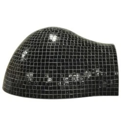 HPC Fire FDP-FORNO-EI Forno Dual Fuel Wood & Gas Countertop Glass Tile Pizza Oven On Cart