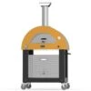 Alfa FXBRIO-NER Brio 27-Inch Dual Fuel Pizza Oven On Cart -Party Bbq fxbrio ggia u bf brio ner a 03 22