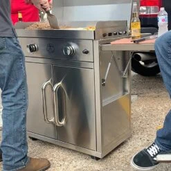 Le Griddle Grand Texan Freestanding Dual Fuel Gas Griddle 12 Le Griddle Grand Texan Freestanding Dual Fuel Gas Griddle -Party Bbq gee75 gfcart75 c 05 23