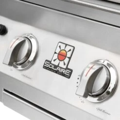 Solaire IRBQ-21 21-Inch Deluxe Pedestal Grill -Party Bbq irbq 21 ped feat a 02 20