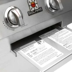 Solaire IRBQ-21 21-Inch Standard Pedestal Grill -Party Bbq irbq 21 ped feat d 02 20