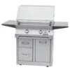 Solaire IRBQ-30 30-Inch Freestanding Grill On 3-Drawer Cart -Party Bbq irbq30 ped j 02 20