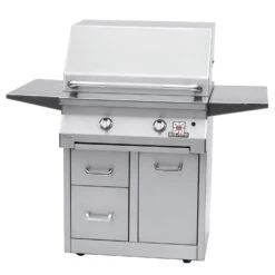 Solaire IRBQ-30 30-Inch Freestanding Grill On 3-Drawer Cart
