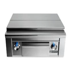 Lynx LSB2PC-1 Built-In Double Side Burner With Cutting Board And Drawer, Inch -Party Bbq lsb2pc b 02 20 1
