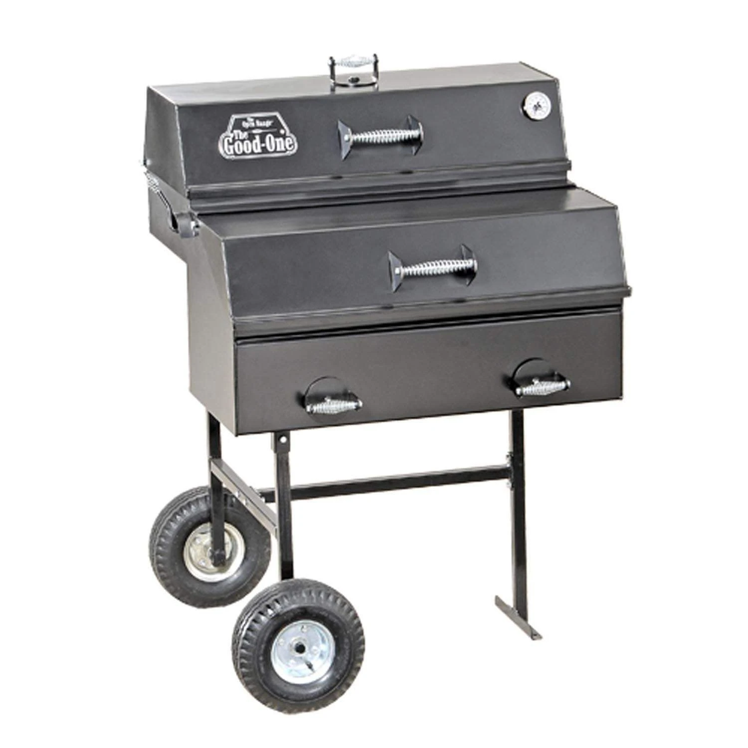 The Good-One Generation III Open Range Natural Wood Smoker And Grill, On Cart 3 The Good-One Generation III Open Range Natural Wood Smoker And Grill, On Cart