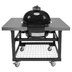 Primo CJRH Junior Oval Ceramic Charcoal Kamado Grill On Cart