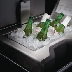 Napoleon PRO500RSIBSS-3 Prestige PRO 500 Gas Grill On Cart With Rotisserie And Side Burner, 28-Inches -Party Bbq pro665 3 feat d 07 20