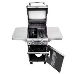 Saber R33CC0317 2-Burner Deluxe Freestanding Cast Infrared Grill, 20-Inches -Party Bbq r33cc0317 f 02 20