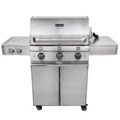 Saber R50SC1417 3-Burner Elite Freestanding Infrared Grill With Rotisserie & Side Burner, 32-Inches