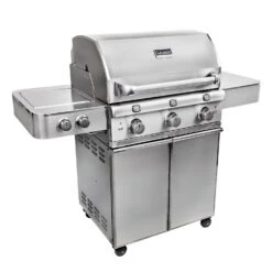 Saber R50SC1417 3-Burner Elite Freestanding Infrared Grill With Rotisserie & Side Burner, 32-Inches -Party Bbq r50sc1417 c 02 20