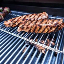 Saber R50SC1417 3-Burner Elite Freestanding Infrared Grill With Rotisserie & Side Burner, 32-Inches -Party Bbq r50sc1417 ls e 02 20