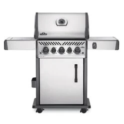 Napoleon RSE425RSIBSS Rogue SE 425 Gas Grill On Cart With Infrared Side And Rear Burners, 23.75-Inches