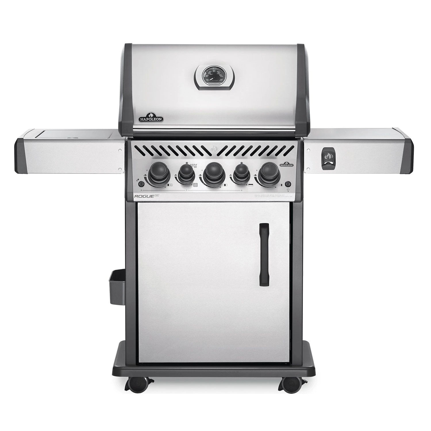 Napoleon RSE425RSIBSS Rogue SE 425 Gas Grill On Cart With Infrared Side And Rear Burners, 23.75-Inches 3 Napoleon RSE425RSIBSS Rogue SE 425 Gas Grill On Cart With Infrared Side And Rear Burners, 23.75-Inches