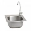 The Outdoor GreatRoom Company SINK Stainless Steel Sink With Single Faucet -Party Bbq sink a 02 21