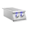 Summerset SIZPRO-SB2-CART-SIZ-SB2BK Sizzler Pro Series Double Side Burner For Cart Grills -Party Bbq sizprosb2 d 01 20 2