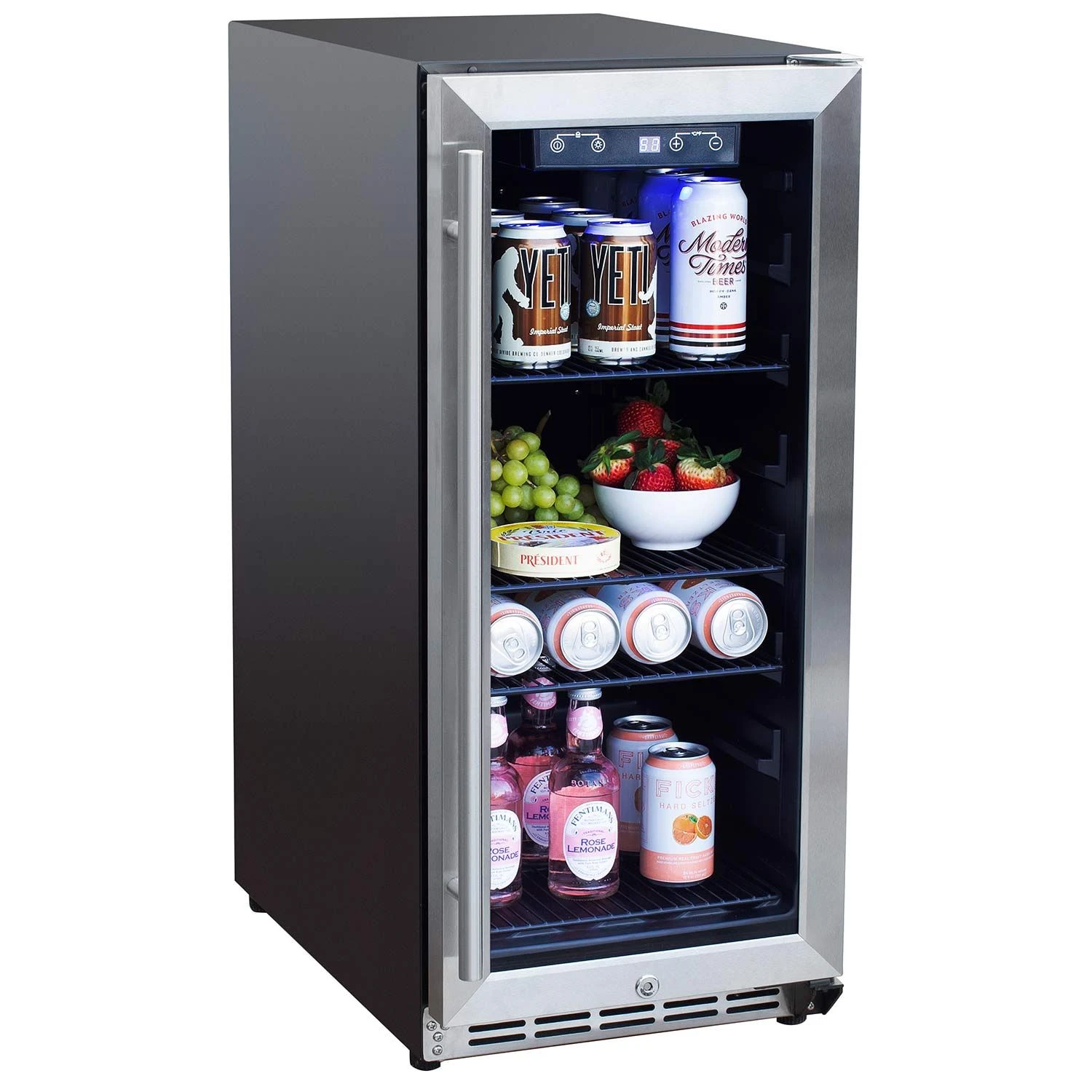 Summerset SSRFR-15G 15-Inch Outdoor Rated Refrigerator With Glass Door 3 Summerset SSRFR-15G 15-Inch Outdoor Rated Refrigerator With Glass Door