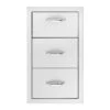 Summerset SSTDC-17 Vertical Double Drawer & Paper Towel Holder Combo, 17.75x30.325-Inch 2 Summerset SSTDC-17 Vertical Double Drawer & Paper Towel Holder Combo, 17.75x30.325-Inch -Party Bbq sstdc 17 d 01 20