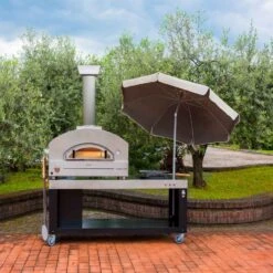Alfa Stone Medium 40-Inch Countertop Gas Pizza Oven -Party Bbq stone ls