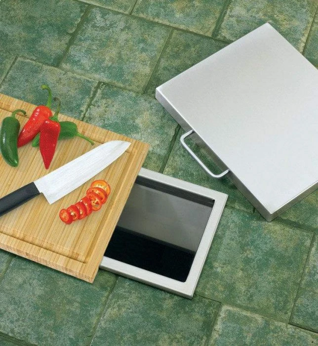 Twin Eagles TETC Trash Chute With Bamboo Cutting Board 3 Twin Eagles TETC Trash Chute With Bamboo Cutting Board