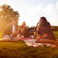 Napoleon TQ285-BL-1 TravelQ Portable Tabletop Gas Grill, Propane 11 Napoleon TQ285-BL-1 TravelQ Portable Tabletop Gas Grill, Propane -Party Bbq tq285 lifestyle warm sunny day