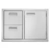 Viking Stainless Steel Double Drawer & Access Door Combo, 30-Inch (VOADDR5301SS)