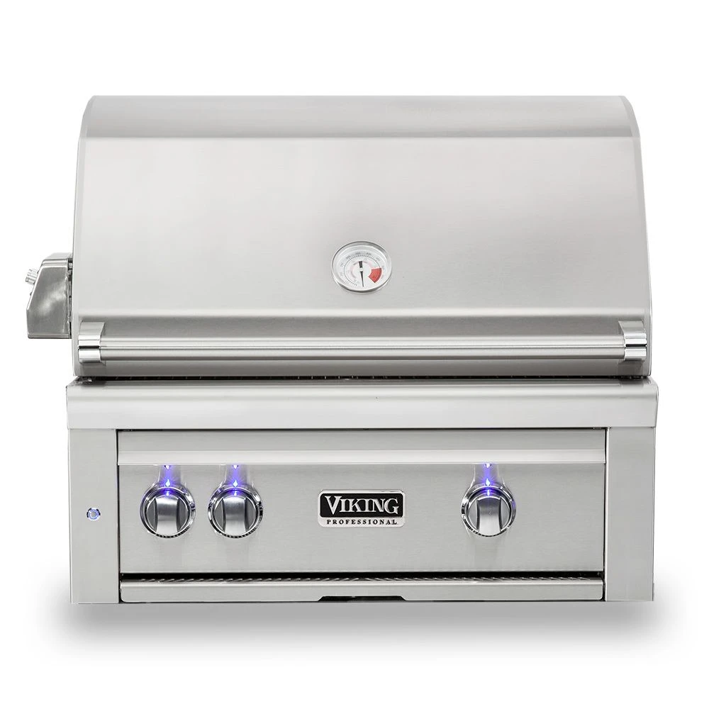 Viking 5 Series Stainless Steel Built-In Gas Grill With ProSear Burner & Rotisserie, 30-Inch (VQGI530) 3 Viking 5 Series Stainless Steel Built-In Gas Grill With ProSear Burner & Rotisserie, 30-Inch (VQGI530)
