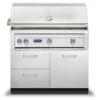 Viking 5 Series Stainless Steel Gas Grill On Stainless Steel Grill Base With ProSear Burner & Rotisserie, 42-Inch (VQGI542BSS)