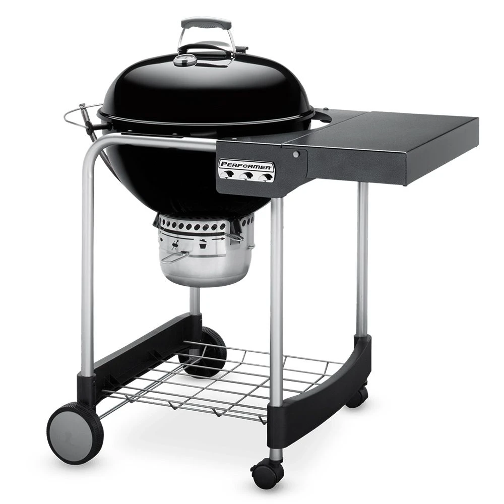 Weber Performer Freestanding Charcoal Grill With Prep Area, 22-Inch (WEB-15301001) 4 Weber Performer Freestanding Charcoal Grill With Prep Area, 22-Inch (WEB-15301001) - Image 2