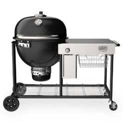 Weber Summit Kamado S6 Freestanding Charcoal Grill Center With Gas Ignition, 24-Inch (WEB-18501101)
