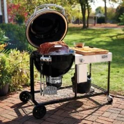 Weber Summit Kamado S6 Freestanding Charcoal Grill Center With Gas Ignition, 24-Inch (WEB-18501101) -Party Bbq web 18501101 e 05 22