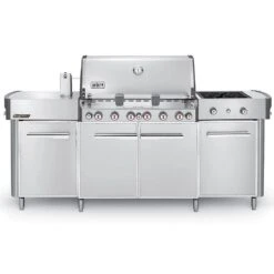 Weber Summit 6-Burner Freestanding Gas Grill Center With Rotisserie, Sear Station And Side Burner (WEB-GRILL-CENTER)