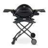 Weber Q1200 Portable Propane Gas Grill With Side Tables On Scissor Cart (WEB-Q1200-PCART) -Party Bbq web 51010001 web 6557 a 05 22