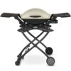 Weber Q2000 Portable Propane Gas Grill With Side Tables On Scissor Cart (WEB-53060001-WEB-6557) -Party Bbq web 53060001 web 6557 a 05 22