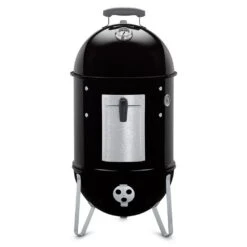 Weber Smokey Mountain Cooker Charcoal Smoker, 14-Inch (WEB-711001)