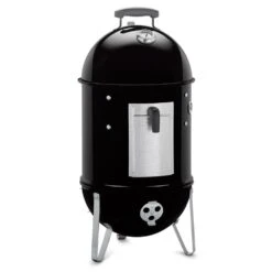 Weber Smokey Mountain Cooker Charcoal Smoker, 14-Inch (WEB-711001) -Party Bbq web 711001 c 05 22